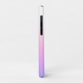 Paarse en roze ombre ontwerp Case-Mate iPhone case (Achterkant/links)