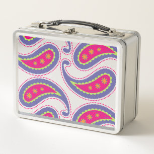 Paarse en Roze Paisley