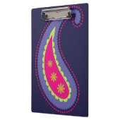 Paarse en Roze Paisley Klembord (Links)