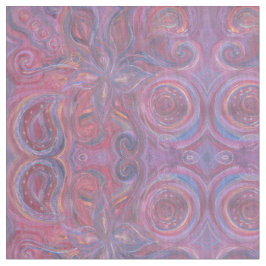 paarse en roze paisleyflesstof stof