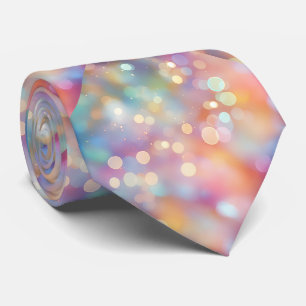 Paarse en Roze Pastel Sparkly Feestelijk Stropdas