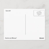 Paarse en Roze Pistolen Kill Briefkaart (Achterkant)