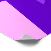 Paarse en roze Pistolen Kill Print (Hoek)