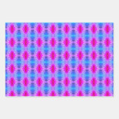 Paarse en roze plankvoering of ladevoering inpakpapier vel (Voorkant 3)