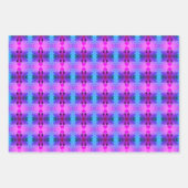 Paarse en roze plankvoering of ladevoering inpakpapier vel (Voorkant 2)