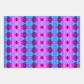 Paarse en roze plankvoering of ladevoering inpakpapier vel (Voorkant)