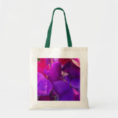 Paarse en roze reuzensnoerwten tote bag (Voorkant)