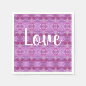 Paarse en roze servet (Voorkant)