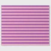 Paarse en roze strepen cadeaupapier (Vlak)