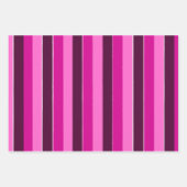 Paarse en roze strepen inpakpapier vel (Voorkant 2)