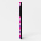 paarse en roze strepen naadloos grafisch Case-Mate iPhone case (Achterkant/links)