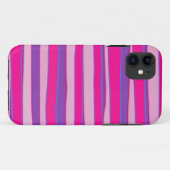 paarse en roze strepen naadloos grafisch Case-Mate iPhone case (Achterkant (horizontaal))