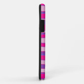 paarse en roze strepen naadloos grafisch Case-Mate iPhone case (Achterkant/rechts)