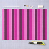 Paarse en roze strepen tissuepapier (Craft)