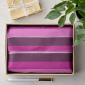 Paarse en roze strepen tissuepapier (Geschenk)