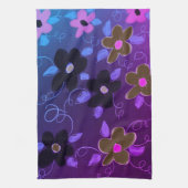 Paarse en roze theedoek (Verticaal)