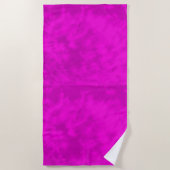 Paarse en roze tie-dye, strandlaken (Voorkant)