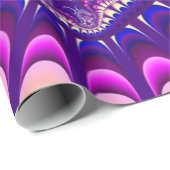 Paarse en roze ventilator cadeaupapier (Rol Hoek)