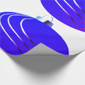 Paarse en roze versieringspapier cadeaupapier (Hoek)