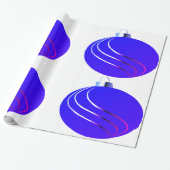 Paarse en roze versieringspapier cadeaupapier (Uitgerold)