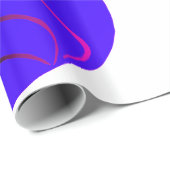 Paarse en roze versieringspapier cadeaupapier (Rol Hoek)