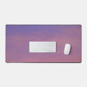 Paarse en roze verzinking bureaumat (Keyboard & Muis)