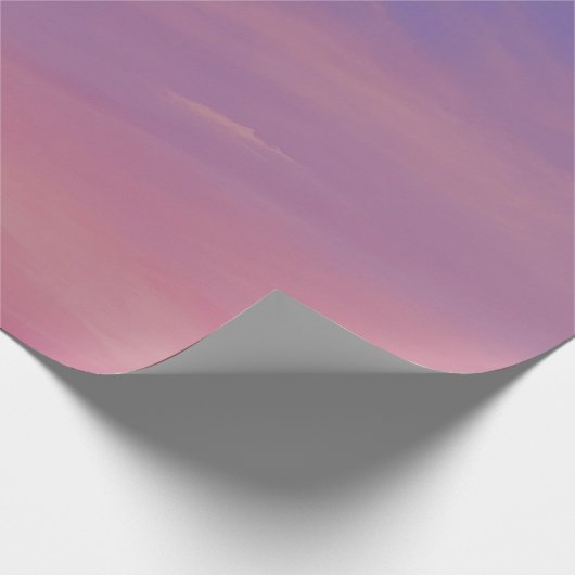 Paarse en roze verzinking cadeaupapier (Hoek)