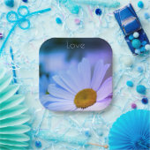 Paarse en roze vierkant papieren bordje (Feest)