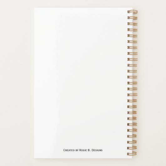 Paarse en Roze Vlinder (bijgewerkt) Planner (Achterkant)