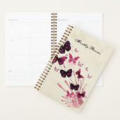 Paarse en Roze Vlinder (bijgewerkt) Planner (Display)