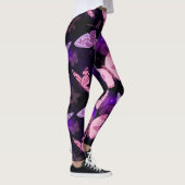 Paarse en Roze Vlinder Leggings (Rechts)