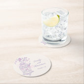 Paarse en roze vogels open onderzetters voor het h (Insitu)