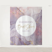 Paarse en roze vrijgezellenfeest moderne achtergro wandkleed (Voorkant)