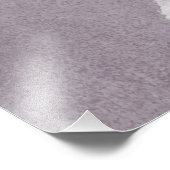 Paarse en roze Waterverf Abstract Foto Afdruk (Hoek)