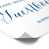 Paarse en roze Waterverf bloemen Poster (Hoek)