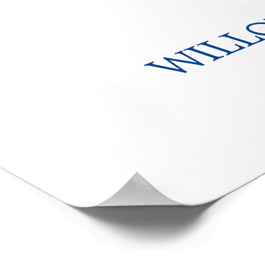 Paarse en roze Waterverf Flowers Weddenschap Welko Poster (Hoek)