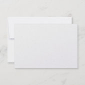 Paarse en roze Waterverf Magnolia Hartelijk dank Bedankkaart (Achterkant)