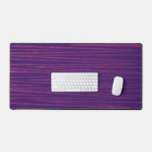 Paarse en Roze Wild Striped Desk Mat Pad (Keyboard & Muis)