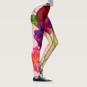 paarse en roze zoete erwt leggings (Rechts)