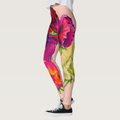 paarse en roze zoete erwt leggings (Links)