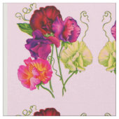 paarse en roze zoete erwt stof (Close Up)
