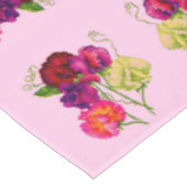 paarse en roze zoete erwt tafelkleed (Gekanteld)