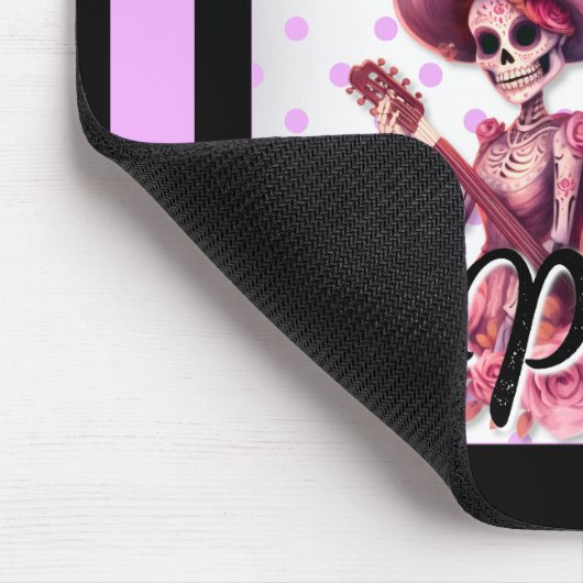 Paarse en  Suikerschedel Muismat (Hoek)