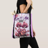 Paarse en  Suikerschedel Tote Bag (Dichtbij)