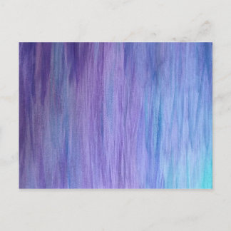 Paarse en Turquoise Fusion Briefkaart