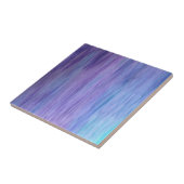 Paarse en Turquoise Fusion Tegeltje (Zijkant)