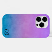 Paarse en turquoise gepersonaliseerde telefoonhoes Case-Mate iPhone case (Achterkant (horizontaal))