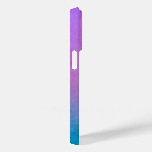 Paarse en turquoise gepersonaliseerde telefoonhoes Case-Mate iPhone case (Achterkant / Rechts)