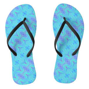 Paarse en Turquoise Low-Top Flip Flop