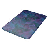 paarse en turquoise Marmer abstract Badmat (Gekanteld)